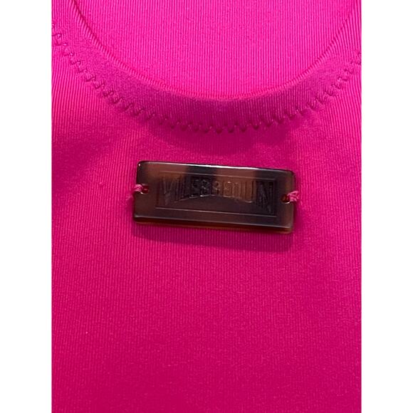 Vilebrequin‎ Women’s XS 1 piece Groseille Halter Top Bright Pink Swimsuit NWT - Picture 5 of 5